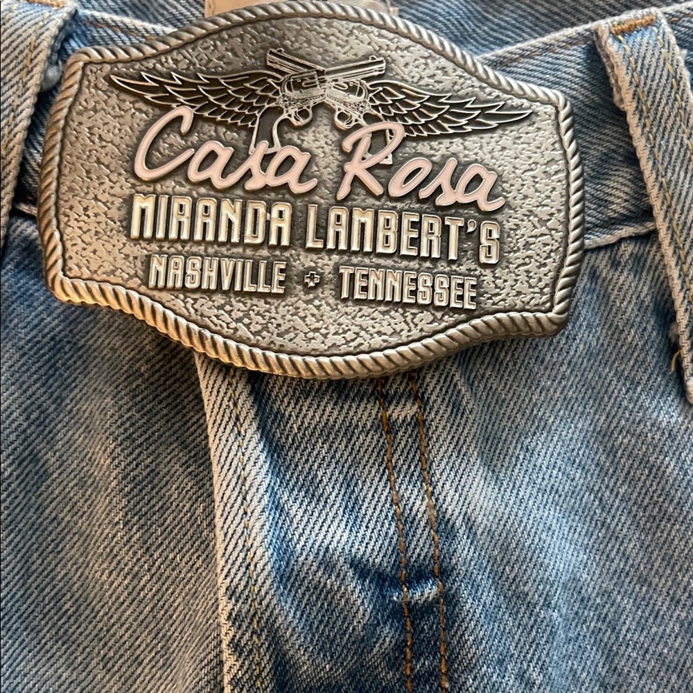 Casa Rosa Miranda Lambert's Silver Belt Buckle